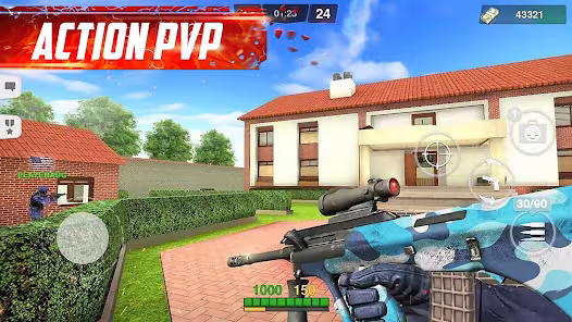 Screenshot 2 for Special Ops Gun Shooting Online FPS War Game 1.83 MOD APK