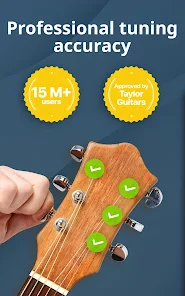 Screenshot 5 for Guitar Tuner 3.3.1 APK MOD Premium Unlocked
