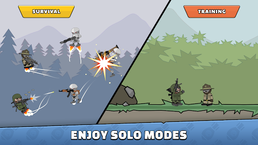 Screenshot 6 for Doodle Army 2 Mini Militia 2.2.2