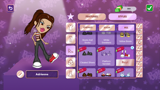 Screenshot 1 for Bratz Total Fashion Makeover 1.1.1996