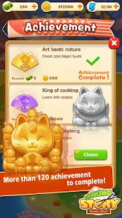Screenshot 3 for Sushi Master Cooking story 3.8.0 МOD (Unlimited coins + money + energy)