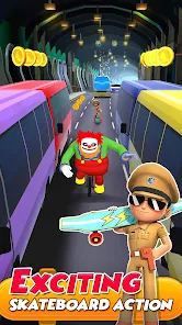 Screenshot 1 for Little Singham Super Skater 1.0.317 MOD APK Unlimited Spins