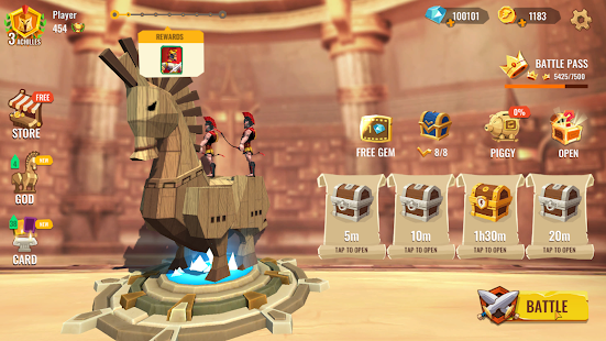 Screenshot 6 for Trojan War 2 Epic Battle of Sparta 2.4.7 MOD APK Battle Pass Unlocked/Free Diamond