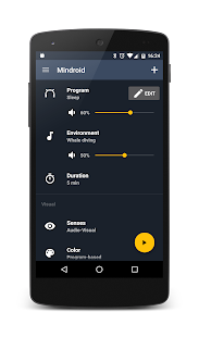 Screenshot 2 for Mindroid Psychowalkman Mindmachine, AVS Pro 4.9