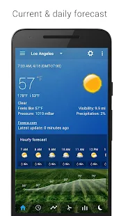 Screenshot 1 for Digital clock & world weather Premium 5.60.1.4