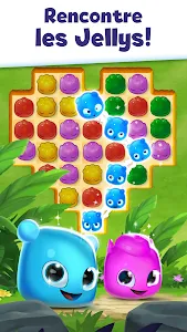 Screenshot 1 for Jelly Splash Line Match 3 3.25.0 APK + MOD