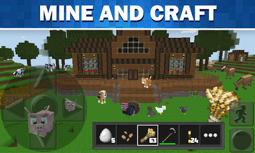 Screenshot 2 for WorldCraft 3D Build & Craft 3.4.11 ÐœOD (Unlimited Money)