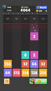Screenshot 1 for Drop The Number 2.2.2 MOD APK Unlimited Coin, Booster