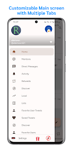 Screenshot 1 for FocusTwitter 3.6.1.20231110 APK Pro