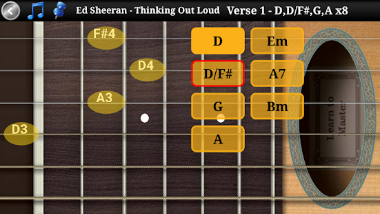 Screenshot 4 for Guitar Scales & Chords Pro 108 Paid