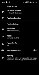 Screenshot 4 for Venlow Vertical Full Screen HD Status Premium 0.7.6