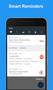 Screenshot 1 for Bills Reminder Budget & Expense Manager App 1.8.0 Unlocked