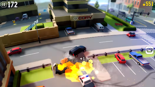 Screenshot 3 for Reckless Getaway 2 Car Chase 2.18.11 Mod APK Unlimited Money