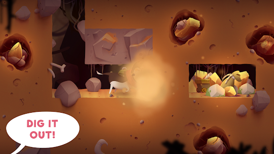 Screenshot 4 for My Diggy Dog 2 1.1.5 MOD (Unlimited Money + Diamond)