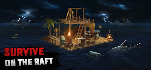 Screenshot 7 for Raft Survival Ocean Nomad Simulator 1.167 MOD Free Craft/Money
