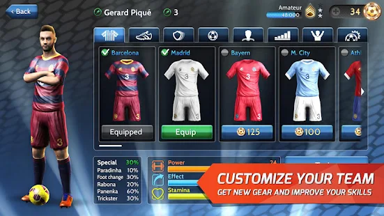 Screenshot 5 for Final kick 2019 Best Online football penalty game 9.0.15 MOD +DATA (Unlimited Money)