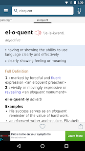 Screenshot 1 for Dictionary Merriam Webster 5.1.1 Subscribed