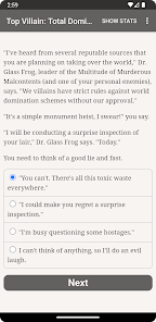 Screenshot 2 for Top Villain 1.0.5 MOD APK Unlocked Stories, No Ads