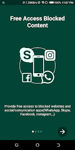 Screenshot 1 for U-VPN Free Unlimited & Very Fast & Secure VPN 2.6.5 Ad-Free