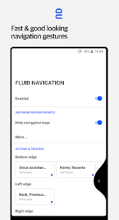 Screenshot 3 for Fluid Navigation Gestures 1.2.1-c [Mod Lite Pro]
