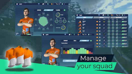 Screenshot 5 for Live Cycling Manager 1.07 MOD APK Unlimited Money