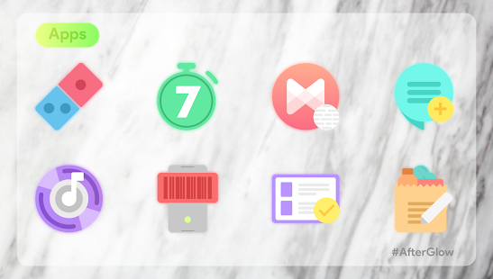 Screenshot 2 for Afterglow Icons Pro 2.3.1 Patched