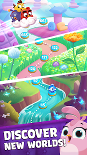 Screenshot 4 for Angry Birds Dream Blast v1.36.1 MOD APK Unlimited Money/Boosters