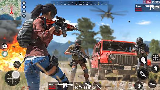 Screenshot 1 for Critical Strike Shooting Games 1.8.3 MOD APK Unlimited Ammo, One Hit