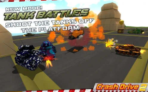 Screenshot 3 for Crash Drive 2 3D racing cars  3.51 MOD (endless money)