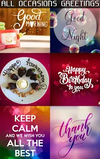 Screenshot 2 for Greeting Photo Editor Photo frame and Wishes app 4.4.0 Paid