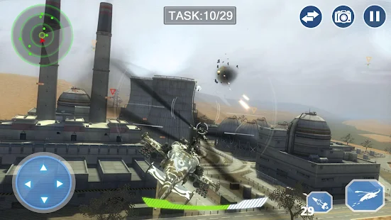 Screenshot 2 for Air Force Lords Free Mobile Gunship Battle Game 1.1.3 MOD APK