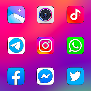 Screenshot 4 for MIUI 11 CARBON ICON PACK 2.1 Patched