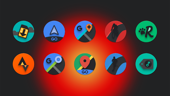 Screenshot 6 for Baked Dark Android Pie Icon Pack 2.8 Patched