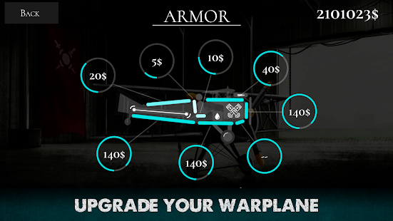 Screenshot 5 for Warplane inc. War Simulator Warplanes WW2 Dogfight v1.14 MOD APK Free Purchased