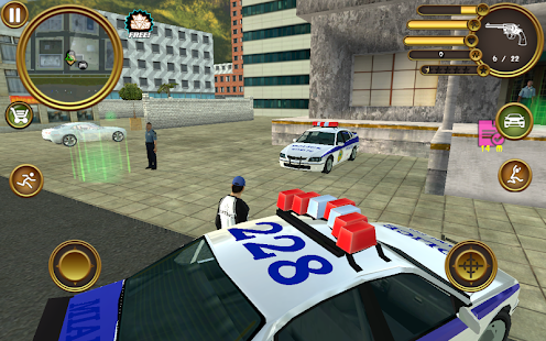 Screenshot 5 for Miami Crime Police 2.1 MOD (GOD MODE + Unlimited MONEY + WEAPON + EXPERIENCE)