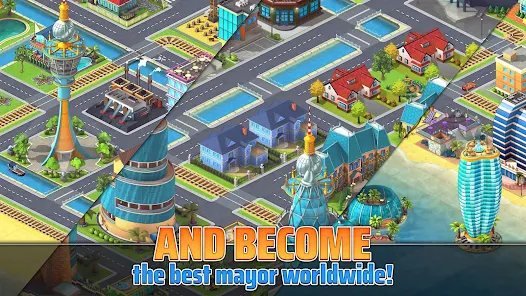 Screenshot 6 for Town Building Tropic Ci 1.6.2 MOD APK Unlimited Money Gold