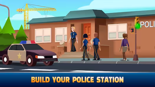 Screenshot 1 for Idle Police Tycoon 1.28 MOD APK Unlimited Money