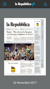 Screenshot 1 for la Repubblica + 1.2.5 APK
