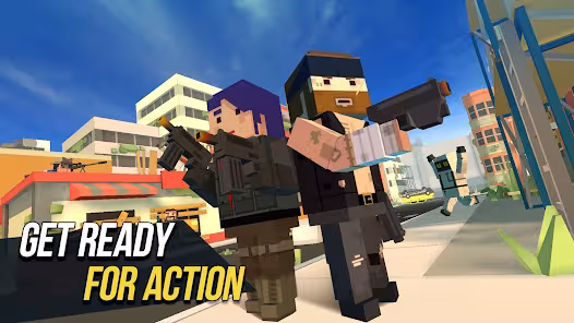 Screenshot 2 for Grand Battle Royale Pixel FPS 3.3.9 MOD APK + Data