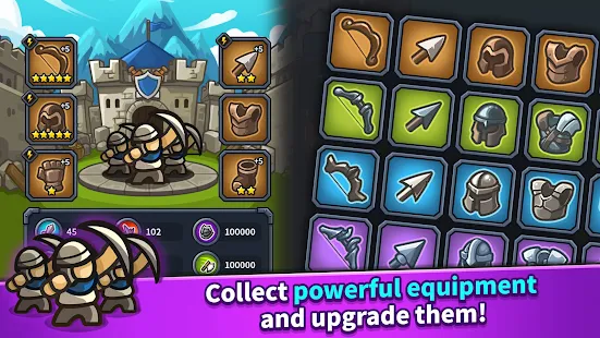 Screenshot 3 for Idle Kingdom Defense 1.1.22 MOD APK Unlimited Money