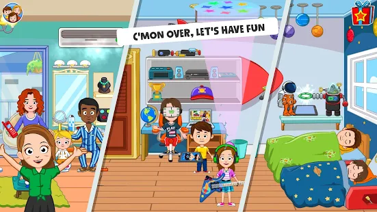 Screenshot 4 for My Town Best Friends House games for kids 1.19 Mod free shopping