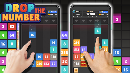 Screenshot 6 for Drop The Number 2.2.2 MOD APK Unlimited Coin, Booster