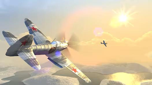 Screenshot 6 for Warplanes WW2 Dogfight 2.3.6 MOD APK Free Purchases