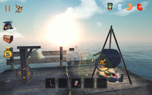 Screenshot 5 for Raft Survival Ultimate Simulator 9.9.1 MOD (Unlimited Money)