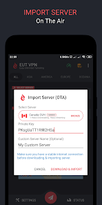Screenshot 6 for EUT VPN 1.7.2 MOD APK Premium Unlocked