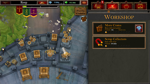 Screenshot 8 for Castle Fusion Idle Clicker 1.5.4 MOD (Unlimited Gold + Gem)