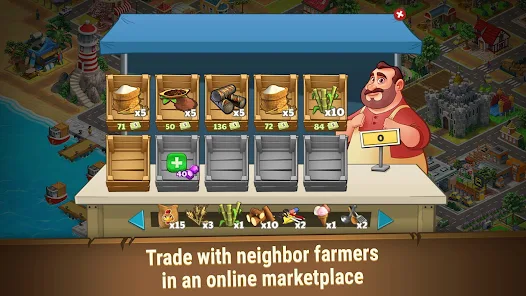 Screenshot 6 for Farm Dream 1.15.1 MOD APK Free Shopping, Reward Available