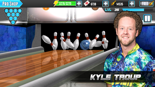 Screenshot 1 for PBA Bowling Challenge 3.8.56 MOD APK Unlimited Tickets, Pins