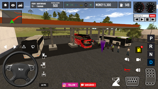 Screenshot 3 for IDBS Bus Simulator MOD APK