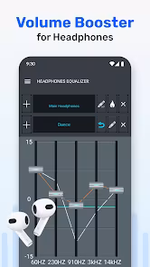 Screenshot 1 for Headphones Equalizer Music Bass Enhancer 2.3.12 Unlocked APK